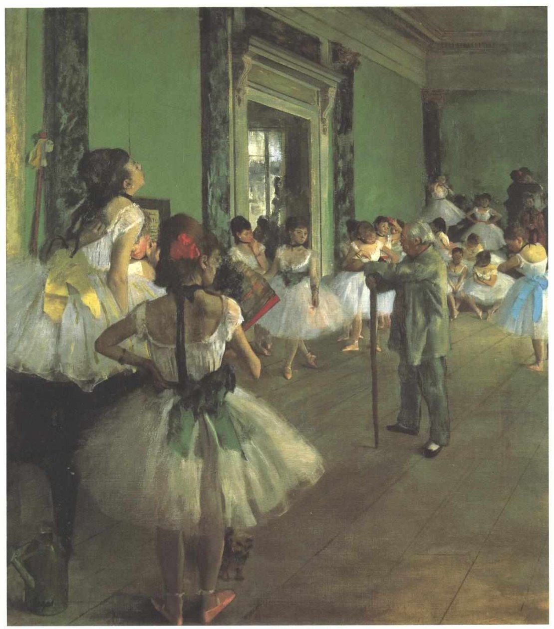 La classe de danse Zajęcia z tańca Niemiecki: Zajęcia z tańca autorstwa Edgar Degas