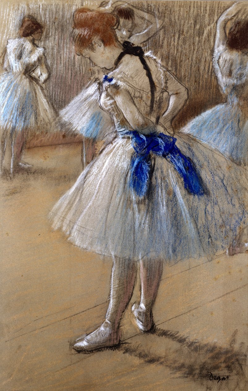 Studium tancerza autorstwa Edgar Degas