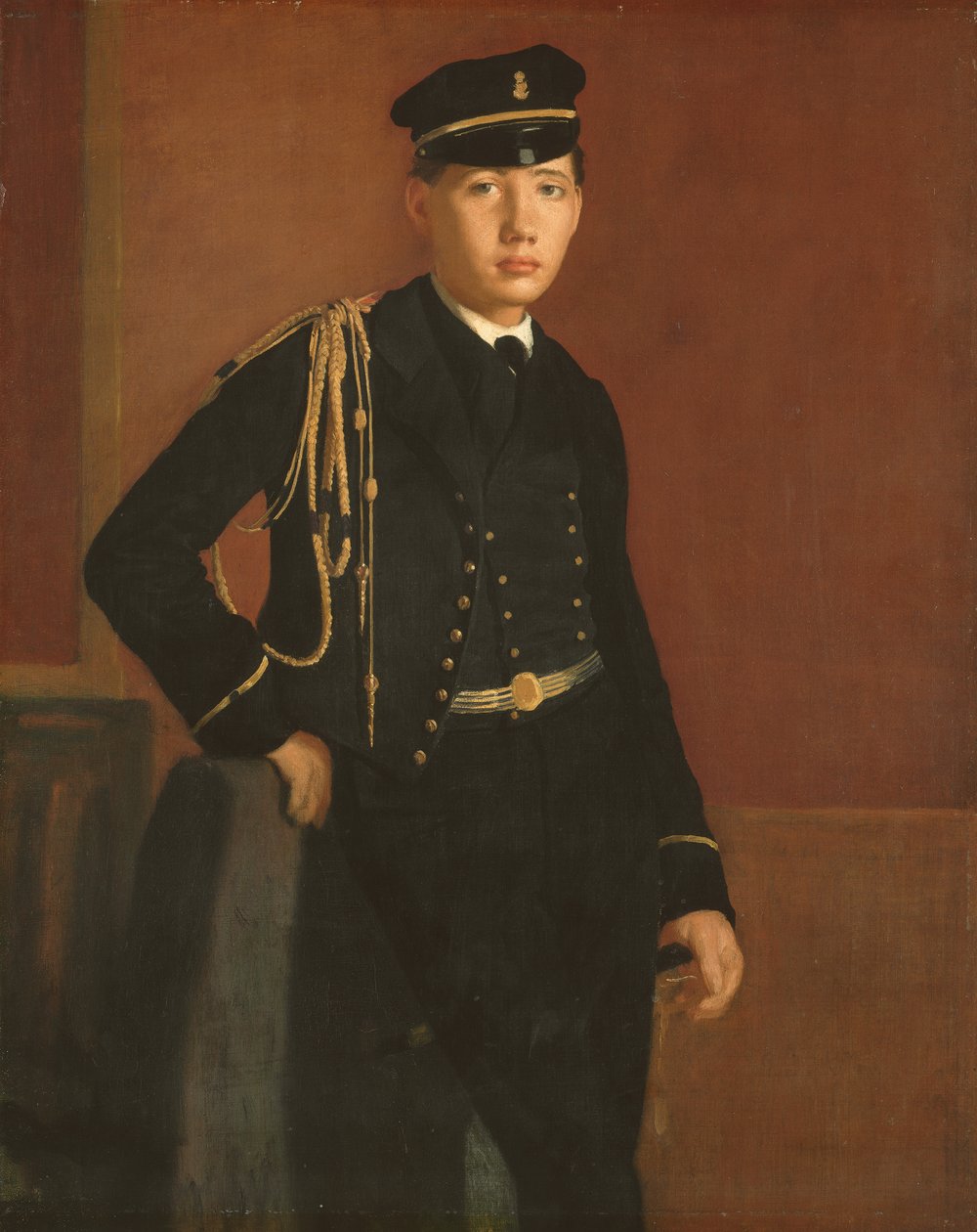 Achille De Gas w mundurze midszypmenów, 1856-7 autorstwa Edgar Degas