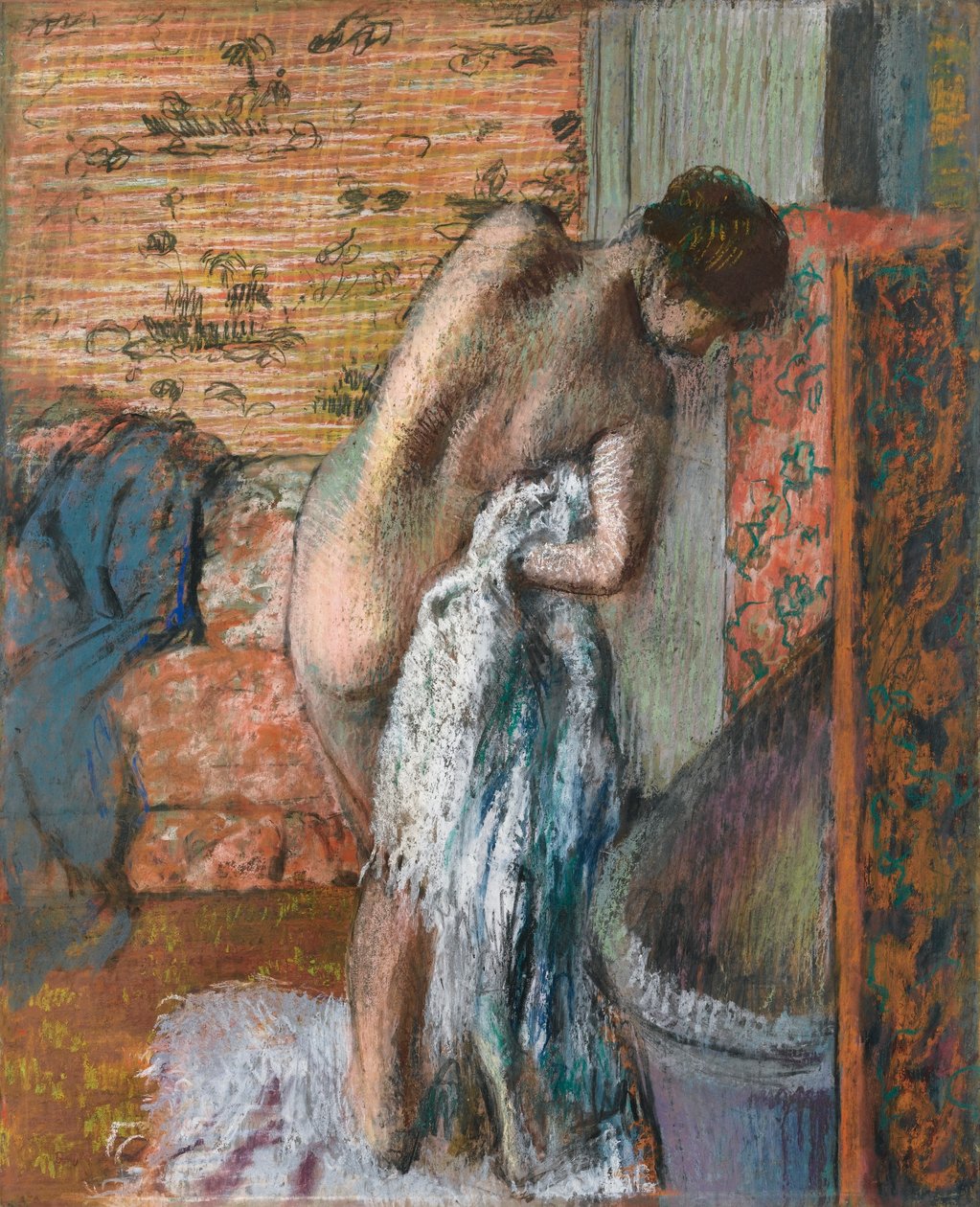 Po kąpieli autorstwa Edgar Degas