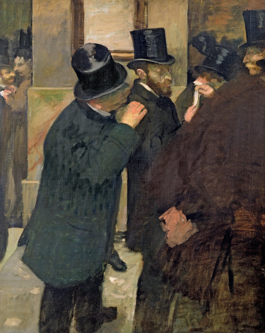 Na Giełdzie, ok. 1878-79 autorstwa Edgar Degas