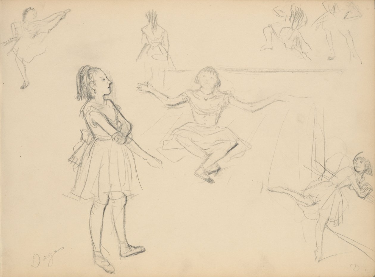 Próby tancerzy baletowych autorstwa Edgar Degas
