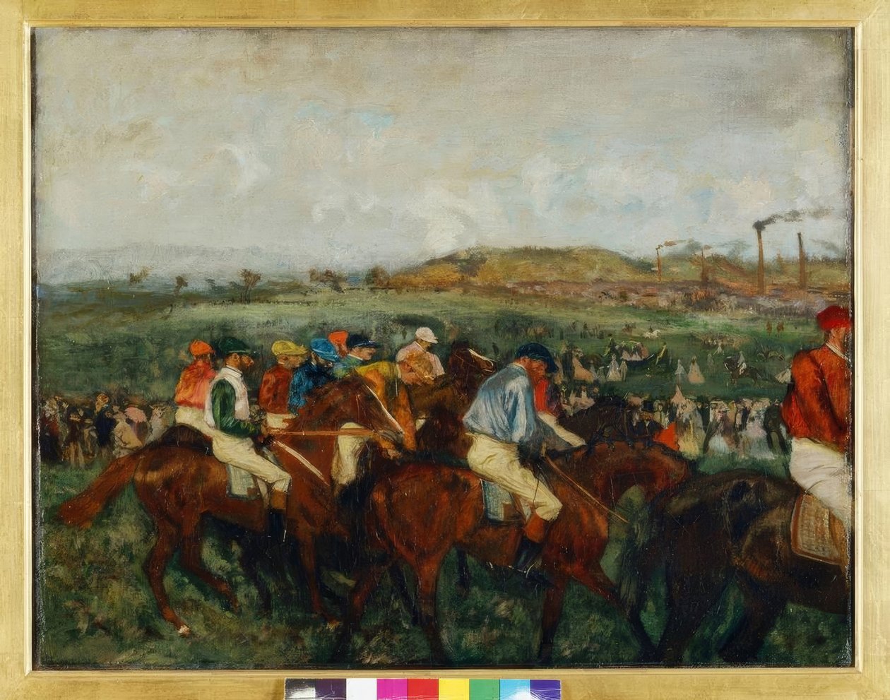 Wyścig dżentelmenów. Przed wyjazdem autorstwa Edgar Degas