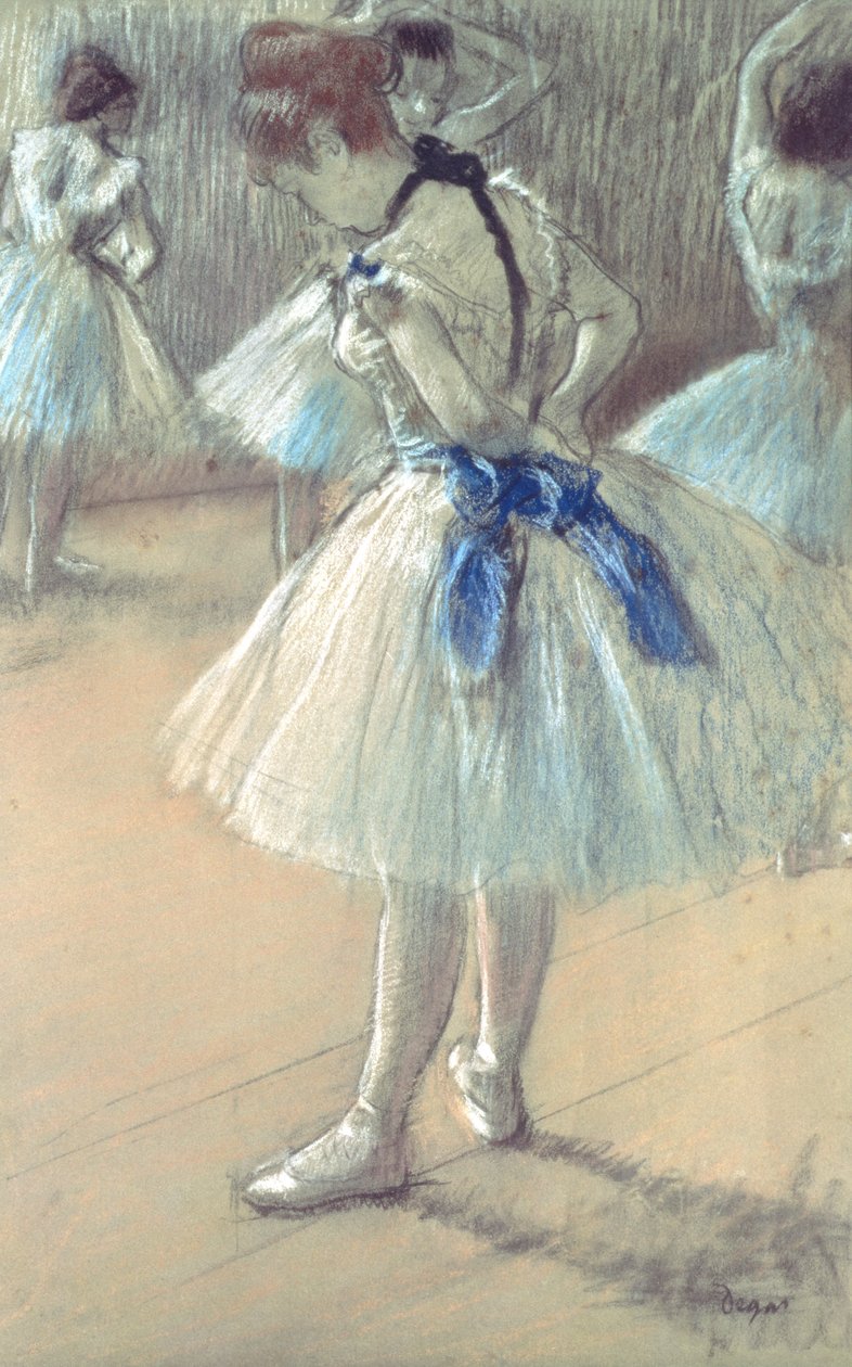 Tancerka (pastel) autorstwa Edgar Degas