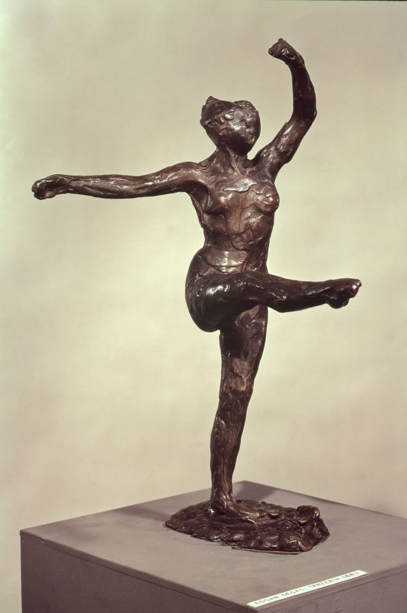 Tancerka, 1883 (brąz) autorstwa Edgar Degas