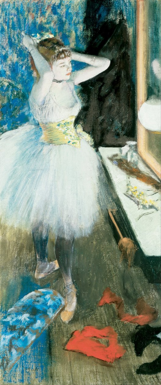 Tancerka w swojej garderobie autorstwa Edgar Degas