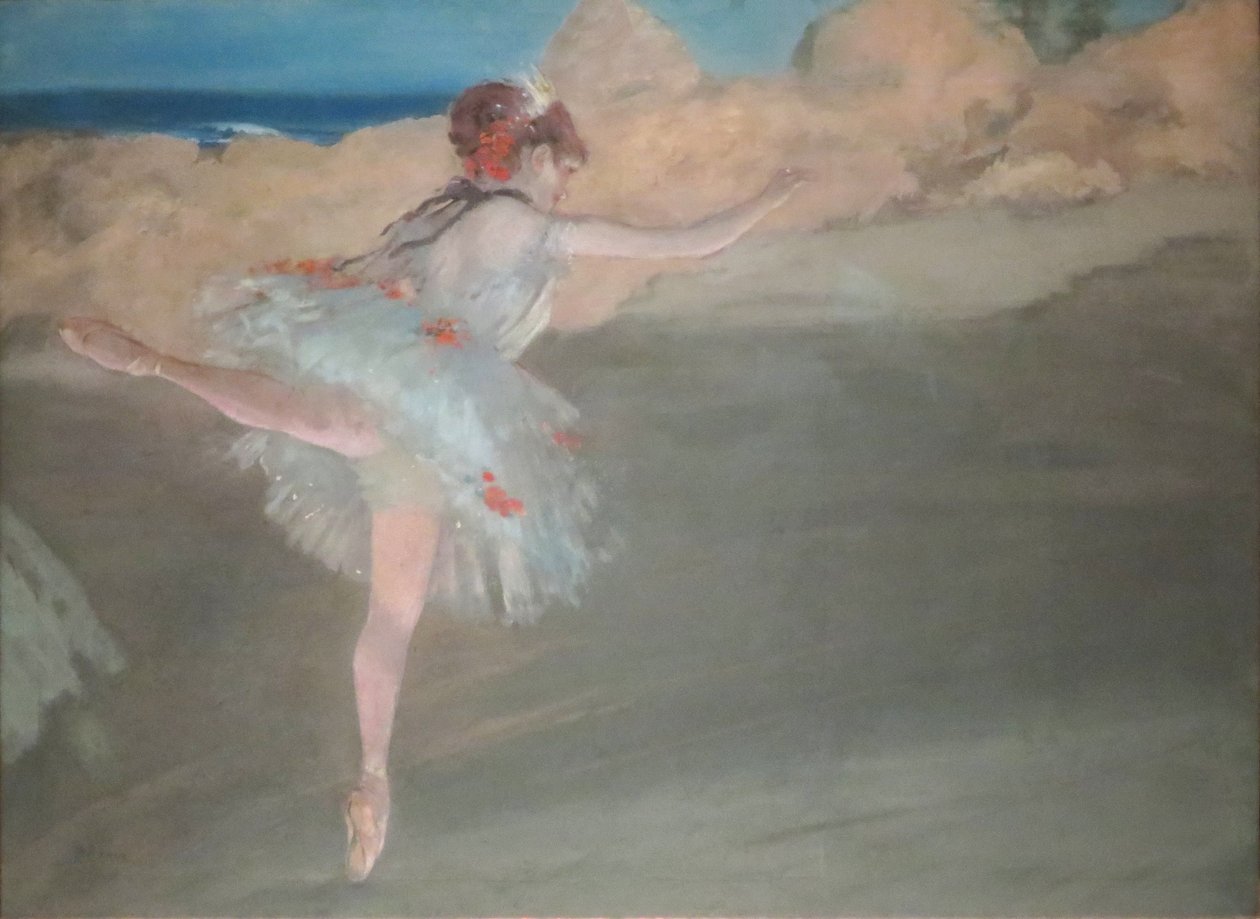 Tancerka w Pointe, Edgar Degas, Norton Simon Museum.JPG autorstwa Edgar Degas