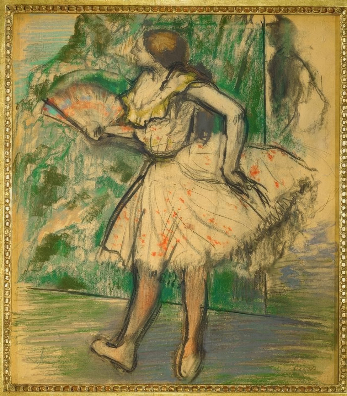 Tancerka fanów autorstwa Edgar Degas
