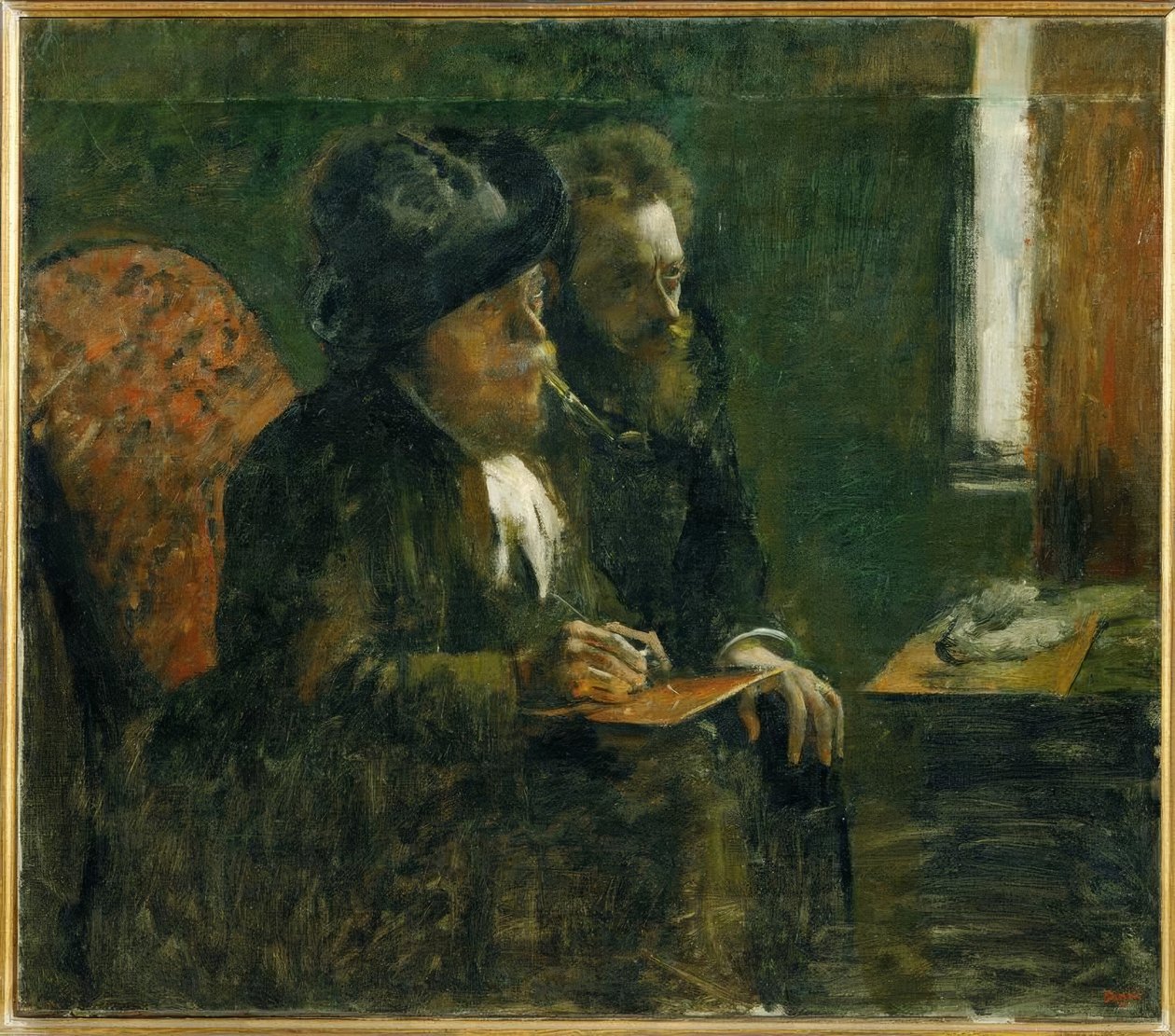 Portret podwójny Marcellina Desboutina i Ludovica Lepica autorstwa Edgar Degas