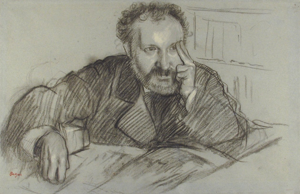 Edmond Duranty autorstwa Edgar Degas