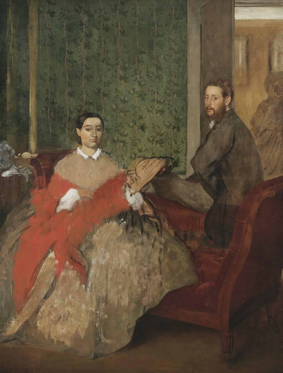 Edmondo i Teresa Morbilli, c.1865 autorstwa Edgar Degas