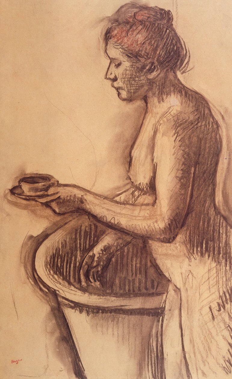 Akt kobiecy autorstwa Edgar Degas