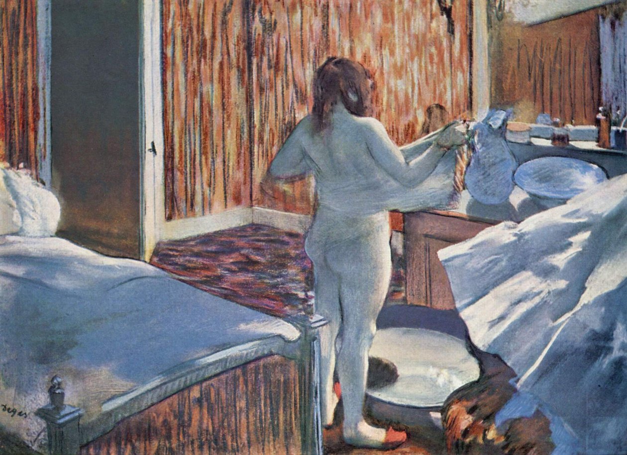Kobieta w toalecie autorstwa Edgar Degas