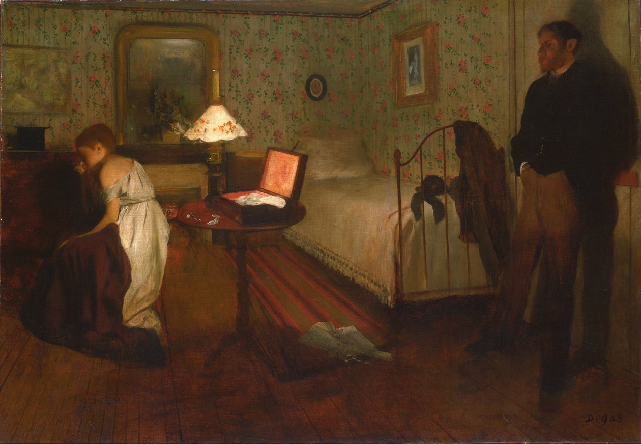 Wnętrze autorstwa Edgar Degas
