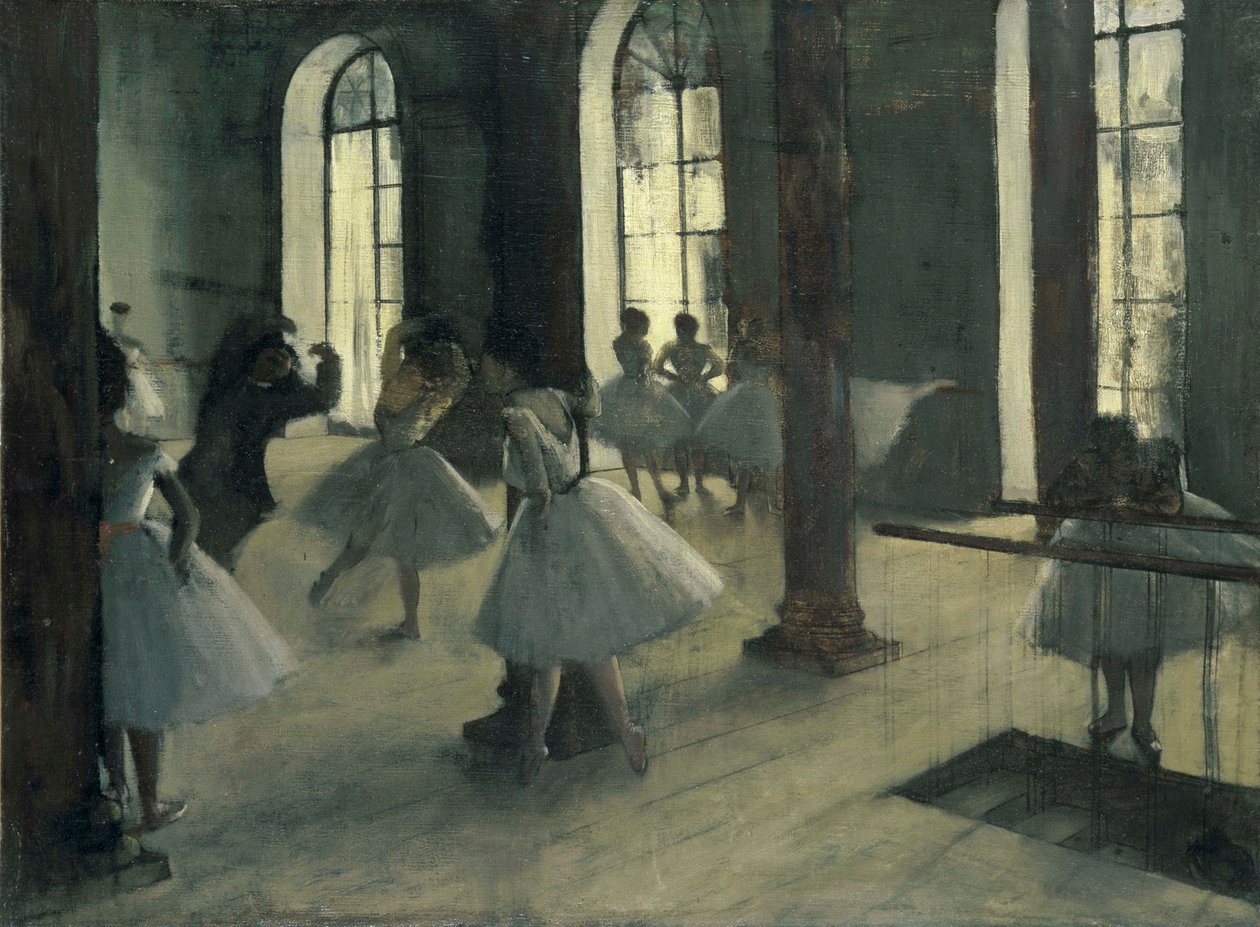 Próba w Foyer Tańca autorstwa Edgar Degas
