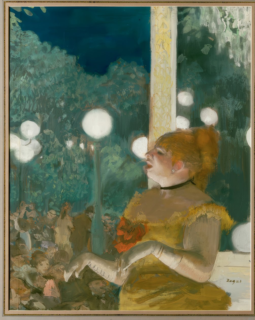 Pieśń psa autorstwa Edgar Degas