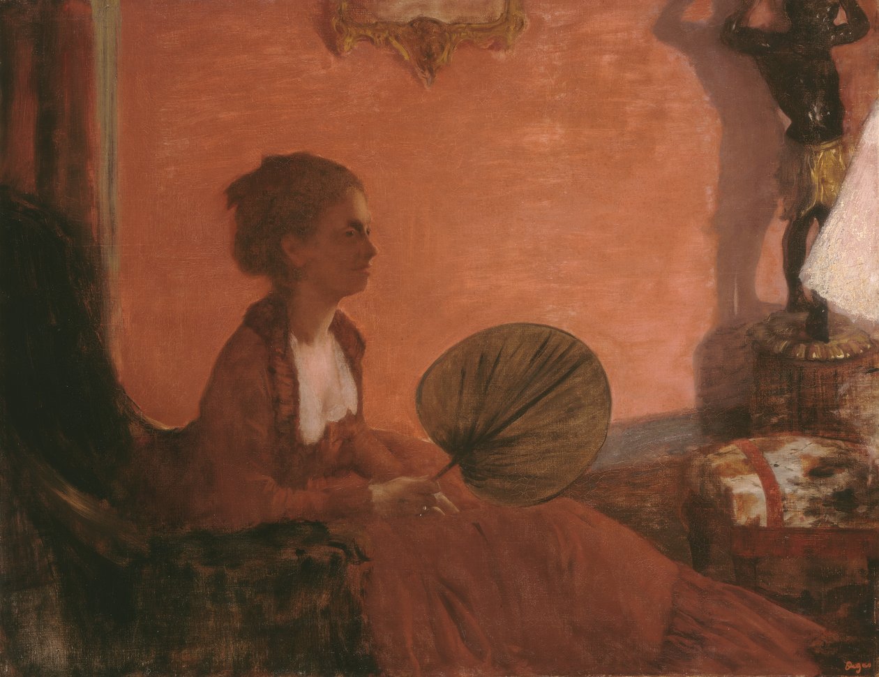 Madame Camus, 1869-70 autorstwa Edgar Degas