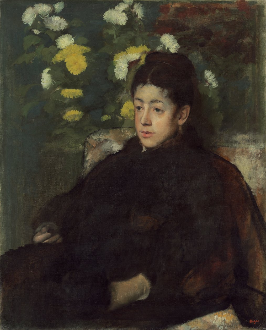 Panna Malo, c.1877 autorstwa Edgar Degas