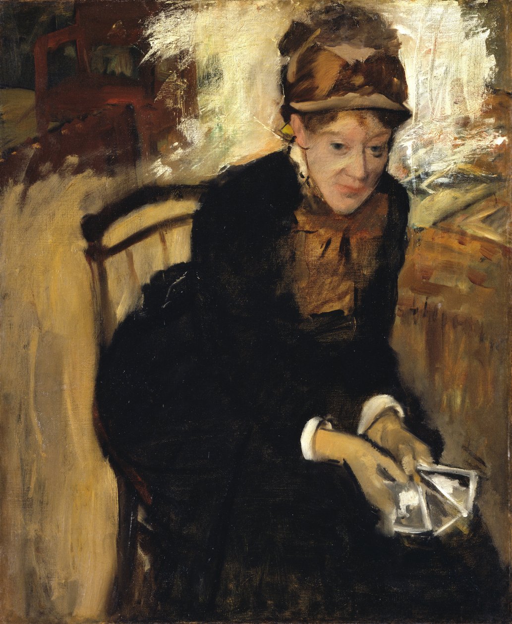 Mary Cassatt autorstwa Edgar Degas