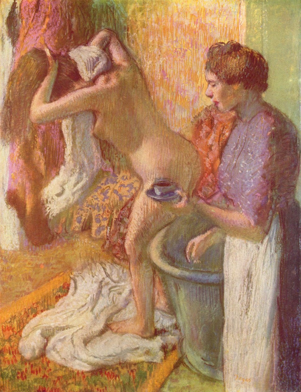 Po kąpieli autorstwa Edgar Degas