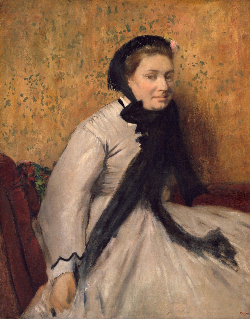 Portret kobiety w szarości autorstwa Edgar Degas