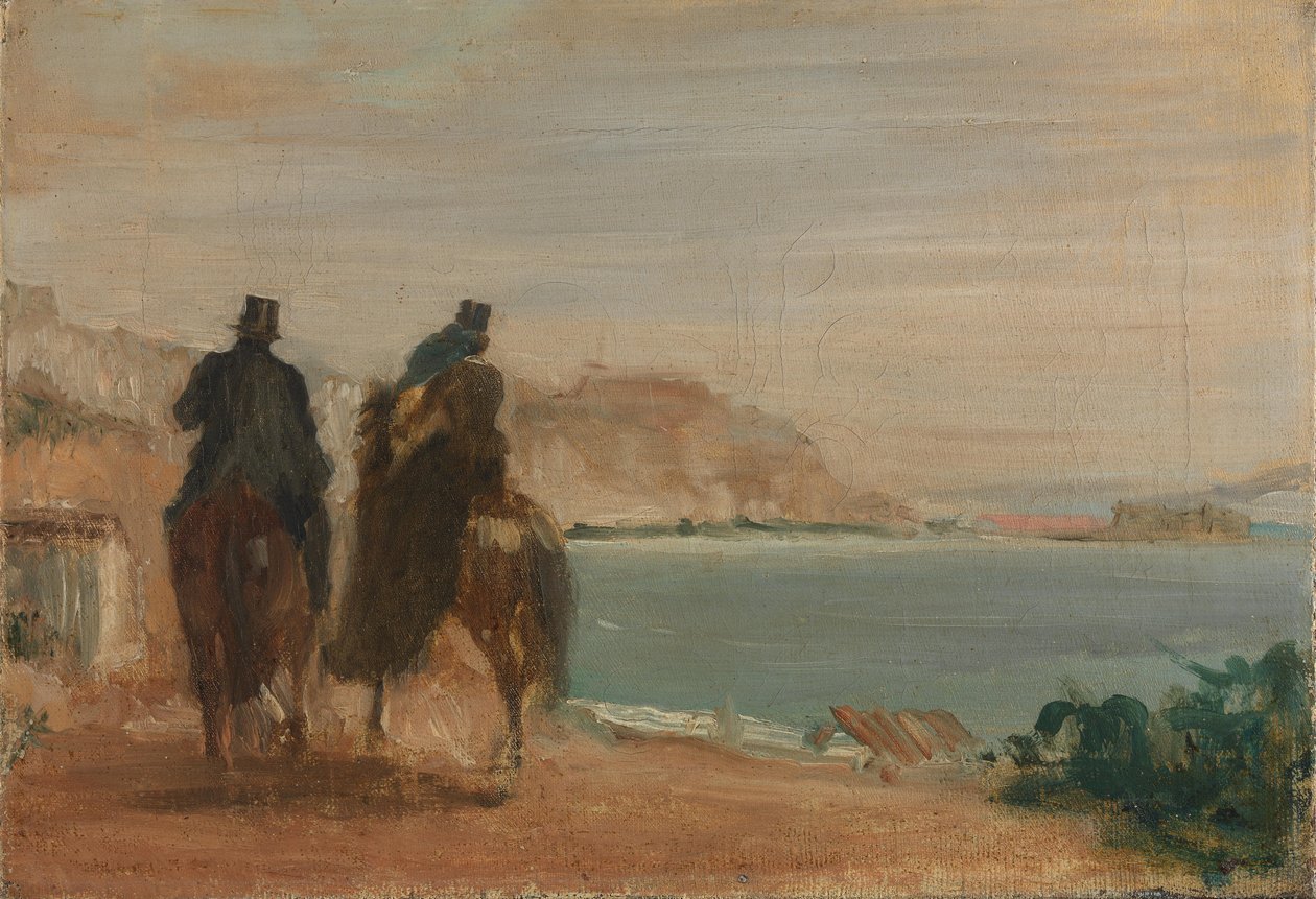 Promenada nad morzem autorstwa Edgar Degas