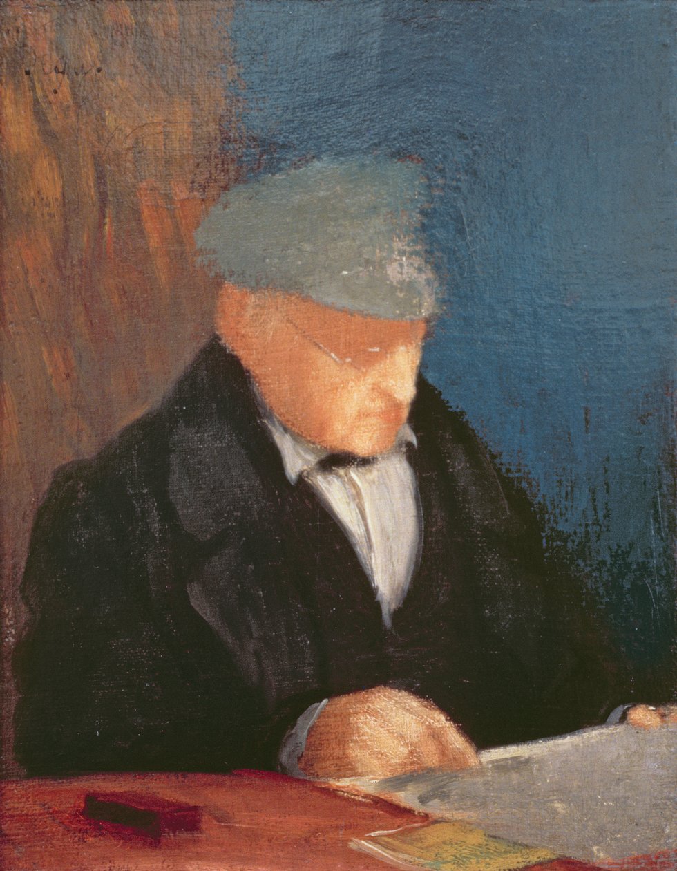 Rene-Hilaire de Gas, dziadek artysty autorstwa Edgar Degas
