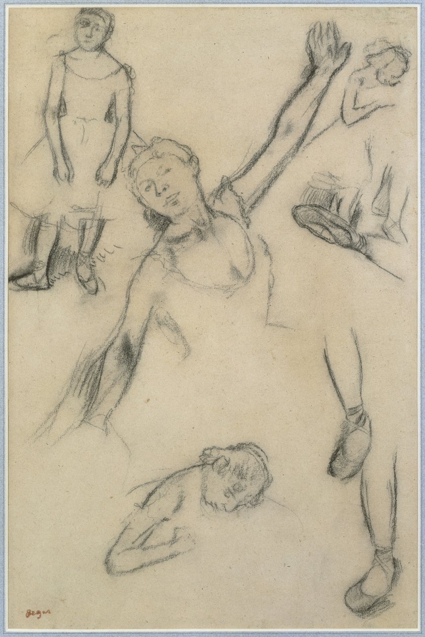 Studium tancerzy autorstwa Edgar Degas