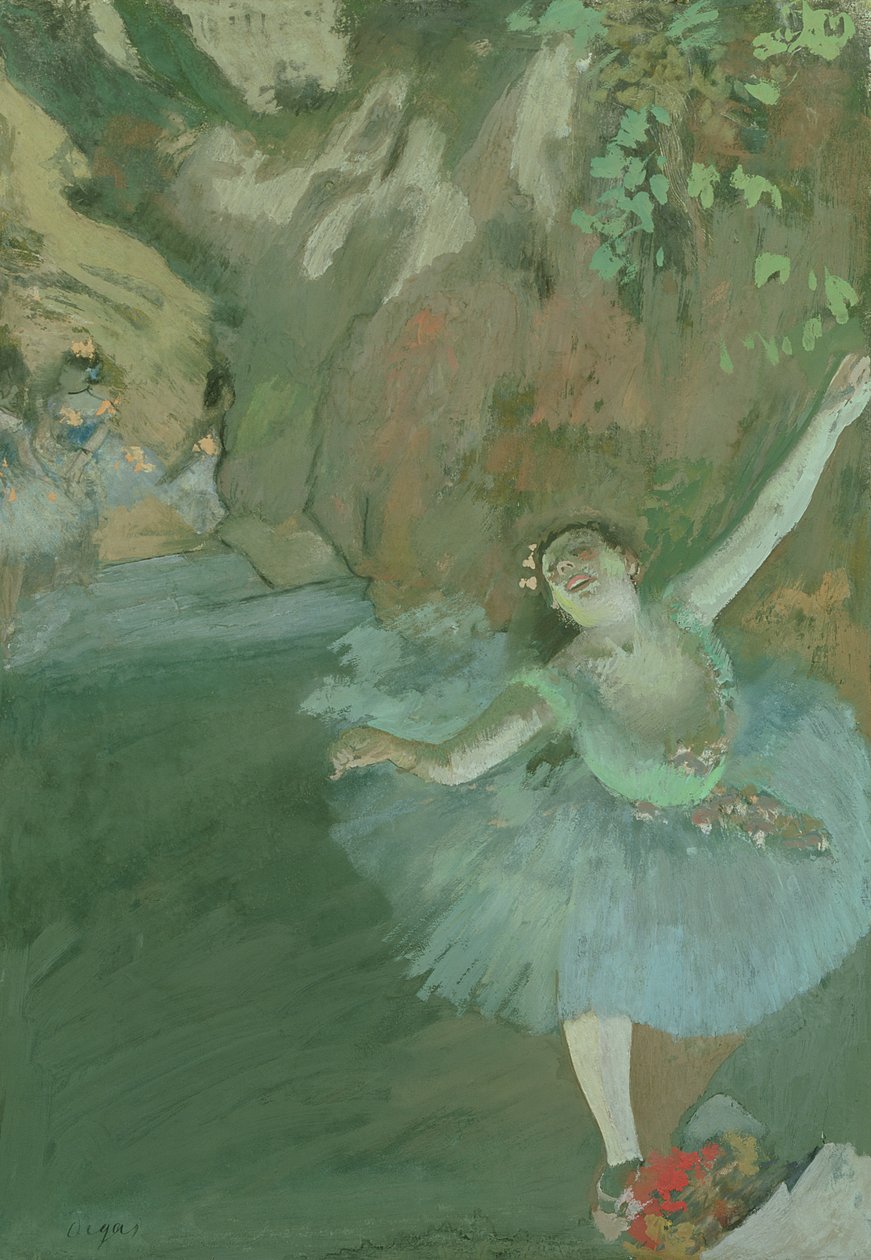 Łuk gwiazdy, ok.1880 autorstwa Edgar Degas