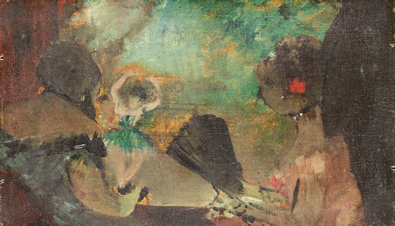 Loża, ok.1883 (olej na drewnie) autorstwa Edgar Degas