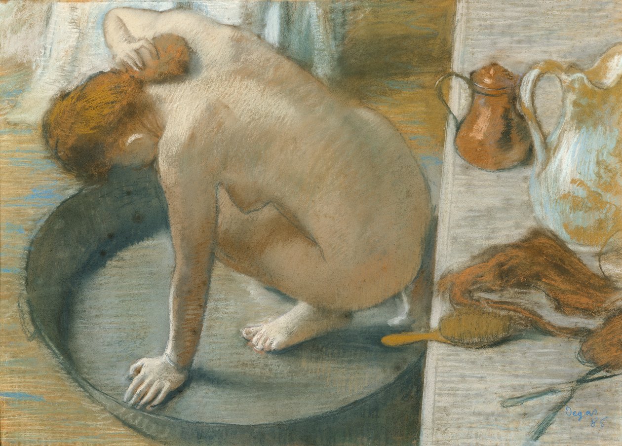 Wanna, 1886 (pastel na karcie) autorstwa Edgar Degas