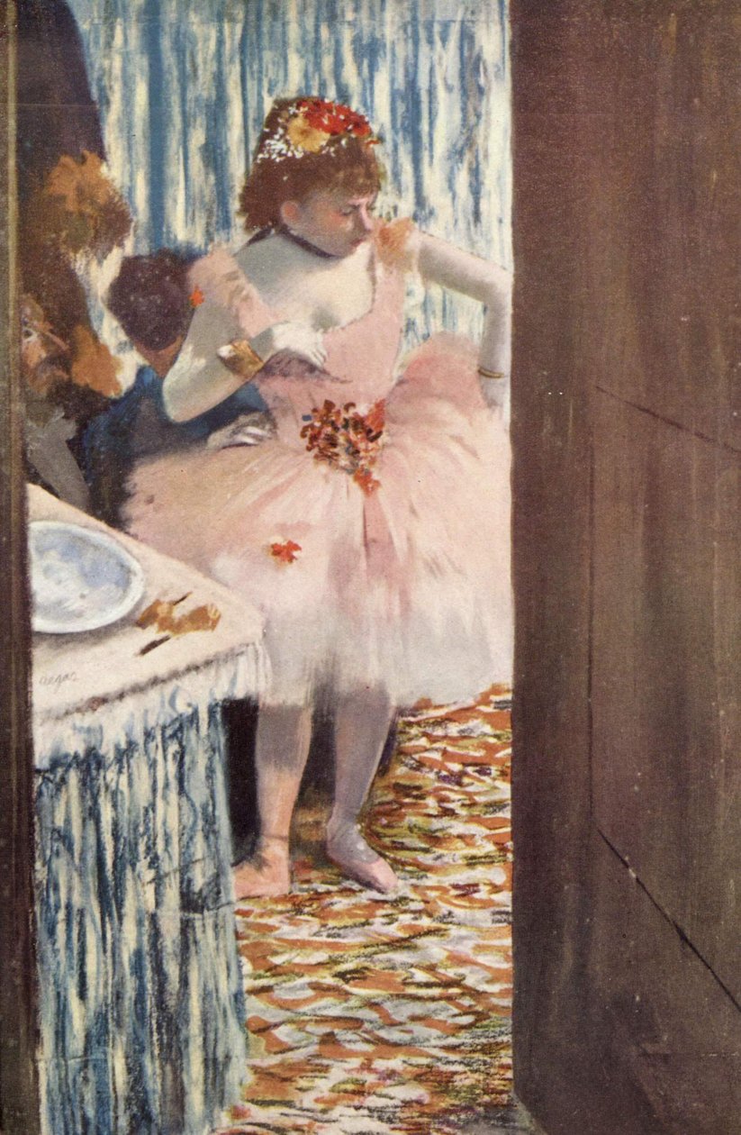 Tancerka w swoim pudełku autorstwa Edgar Degas