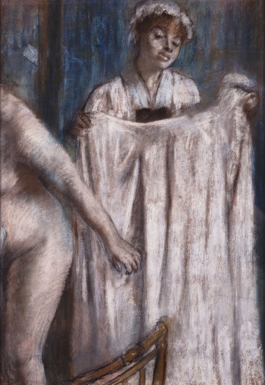 Toaleta po kąpieli autorstwa Edgar Degas
