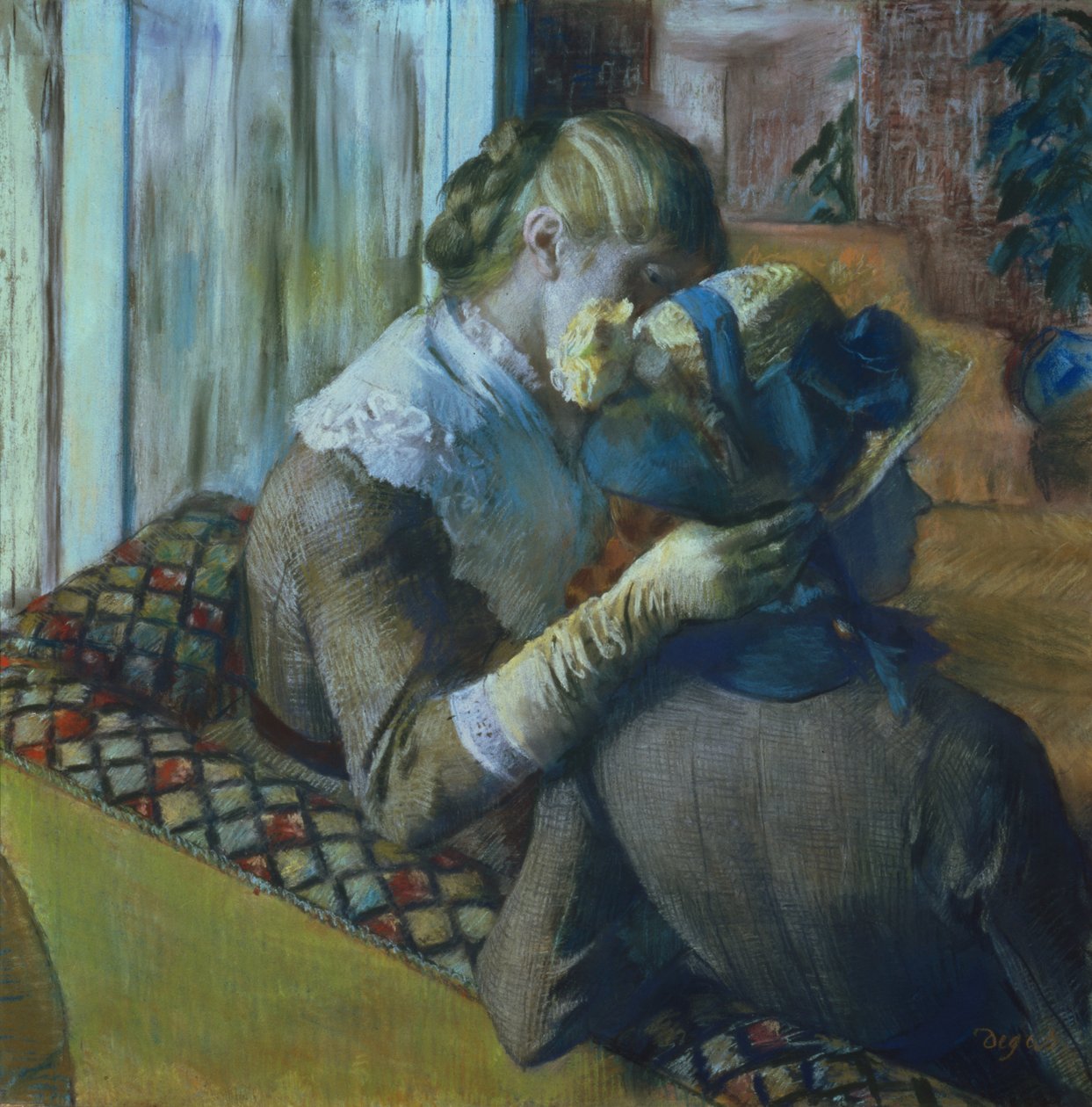 Dwie Kobiety (pastelowe) autorstwa Edgar Degas