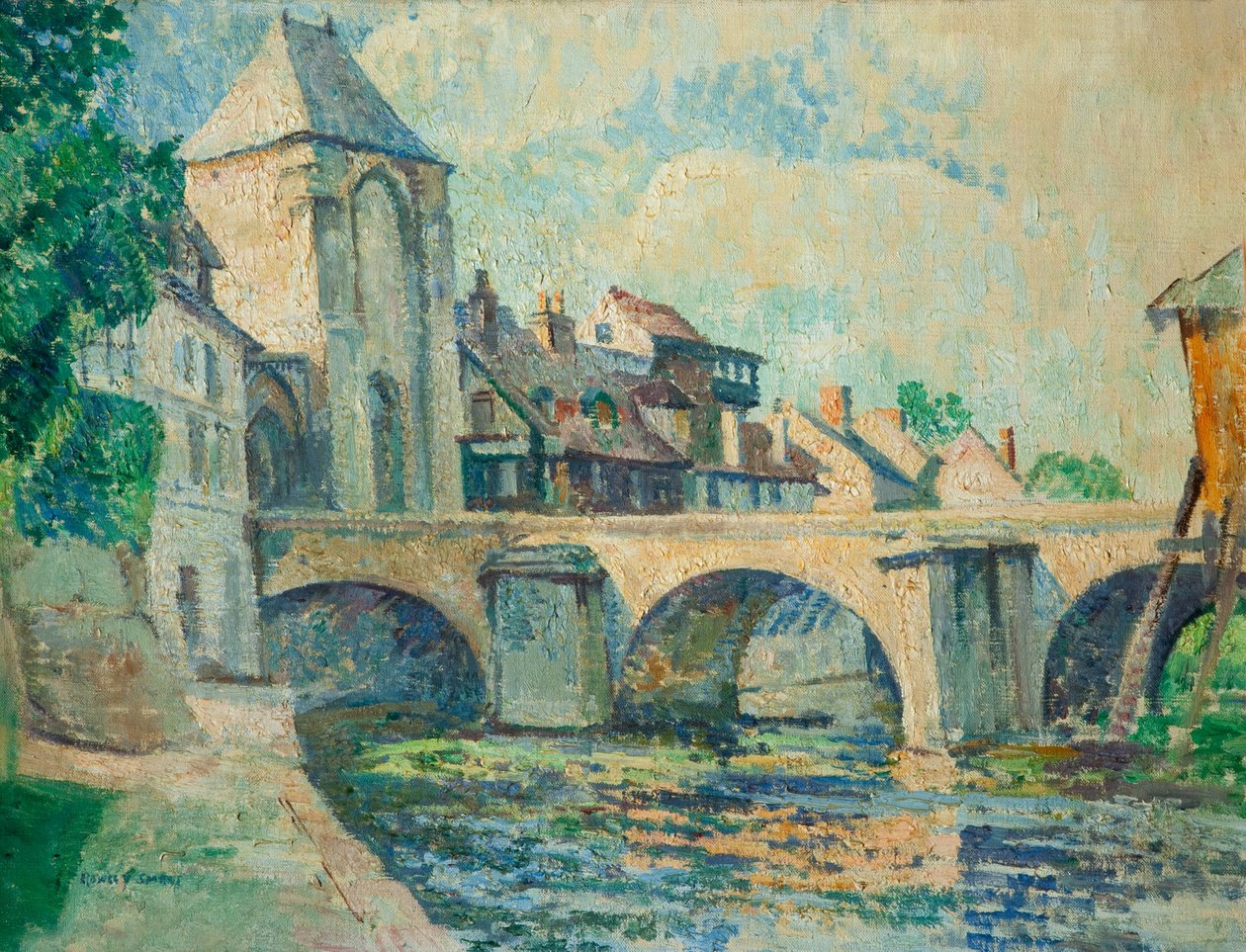 Moret-sur-Loing autorstwa Edgar Rowley Smart