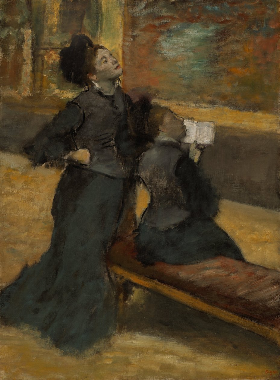 Wizyta w muzeum autorstwa Edgar Degas