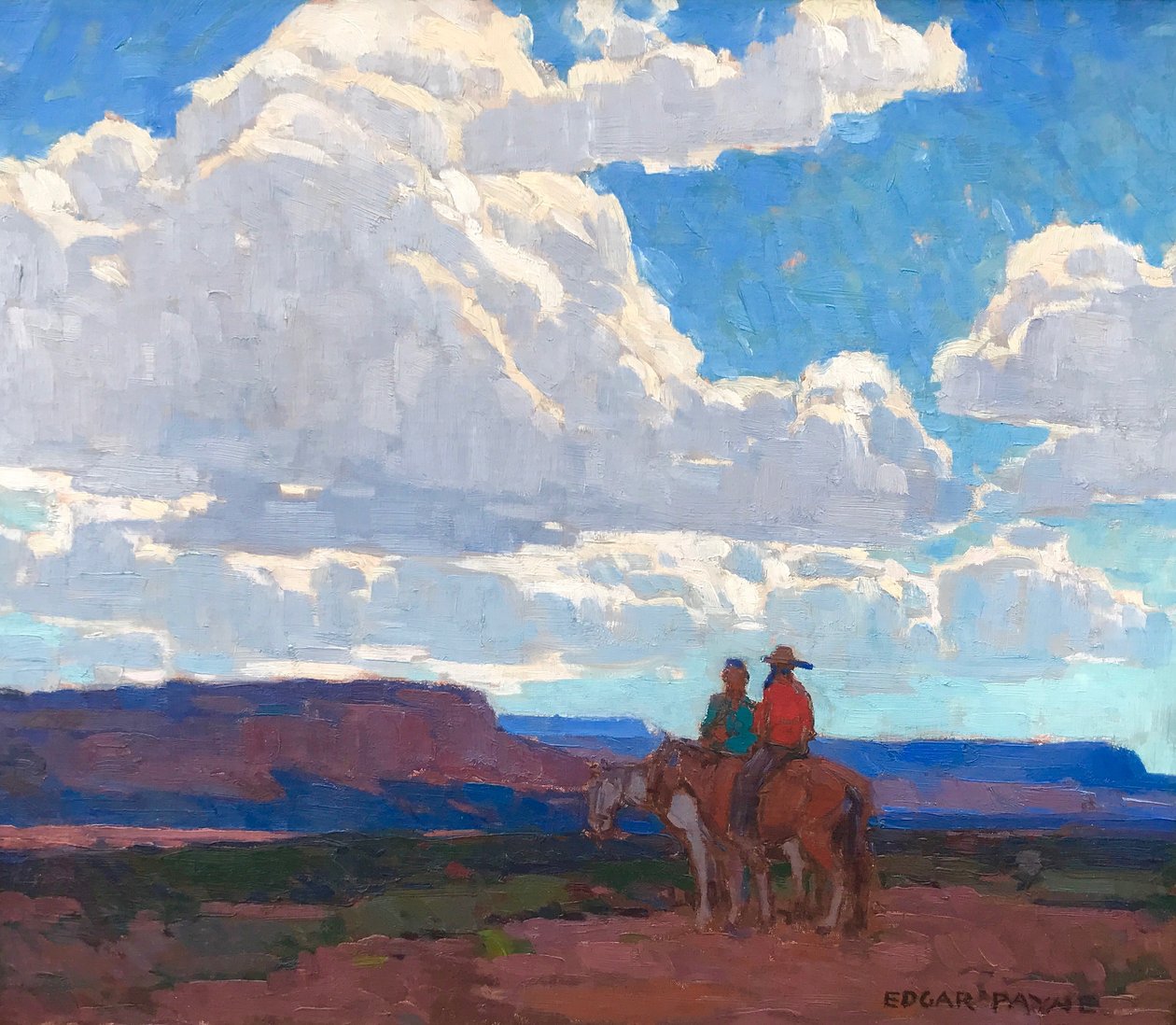 Arizona Sky, autor: Edgar Alwin Payne autorstwa Edgar Alwin Payne