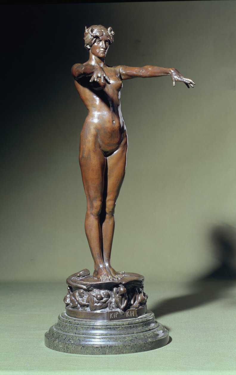 Circe, c.1893-94 (brąz i marmur) autorstwa Edgar Bertram Mackennal