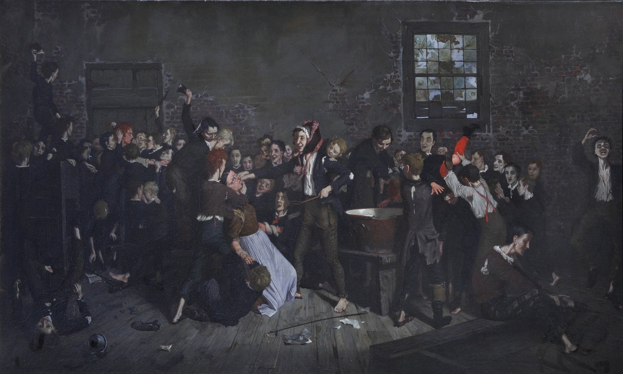 Dotheboys Hall rozpada się na zawsze, 1862-1922 autorstwa Edgar Bundy