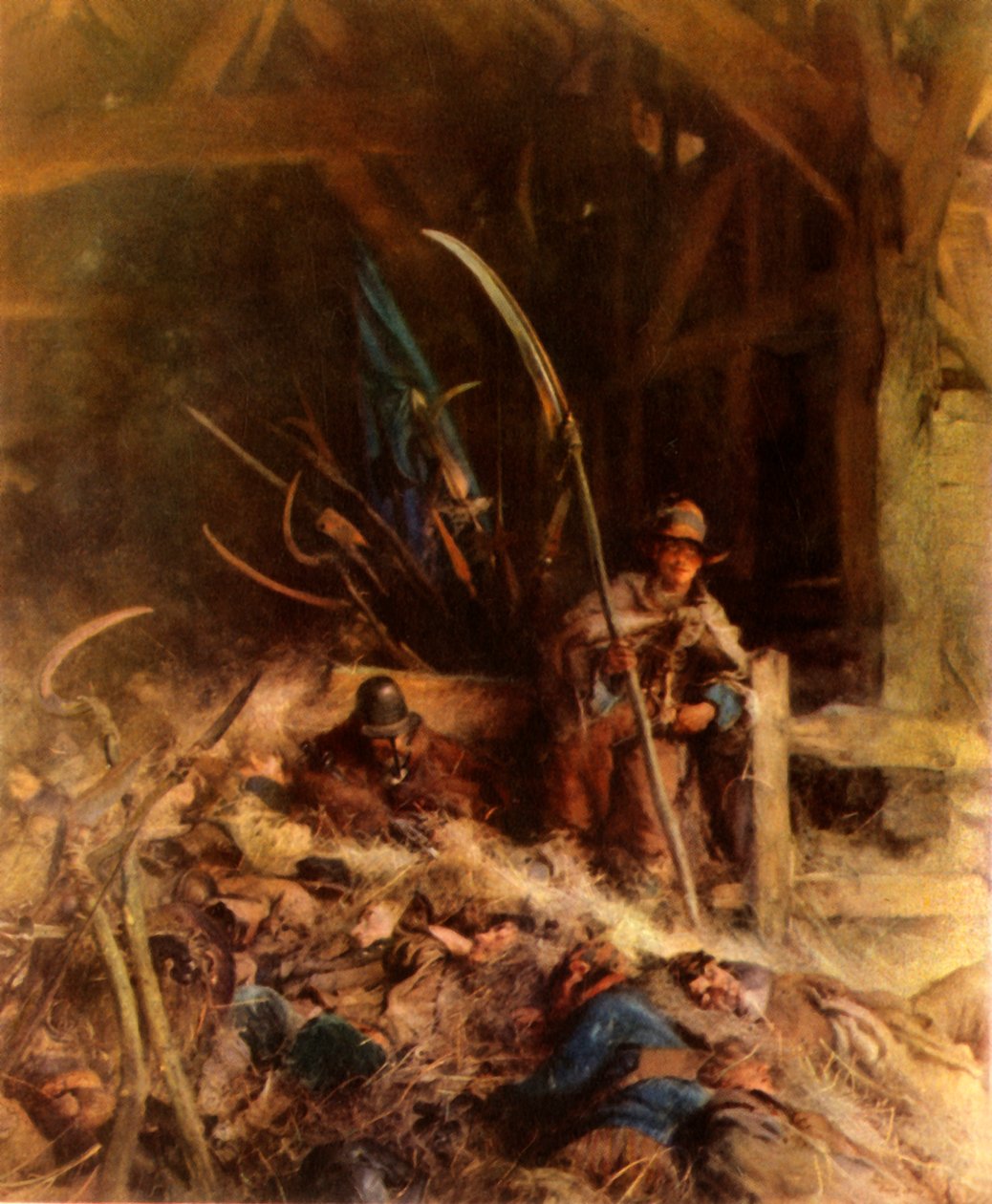 „Poranek Sedgemoor, 1685”, 1905, 1944. autorstwa Edgar Bundy