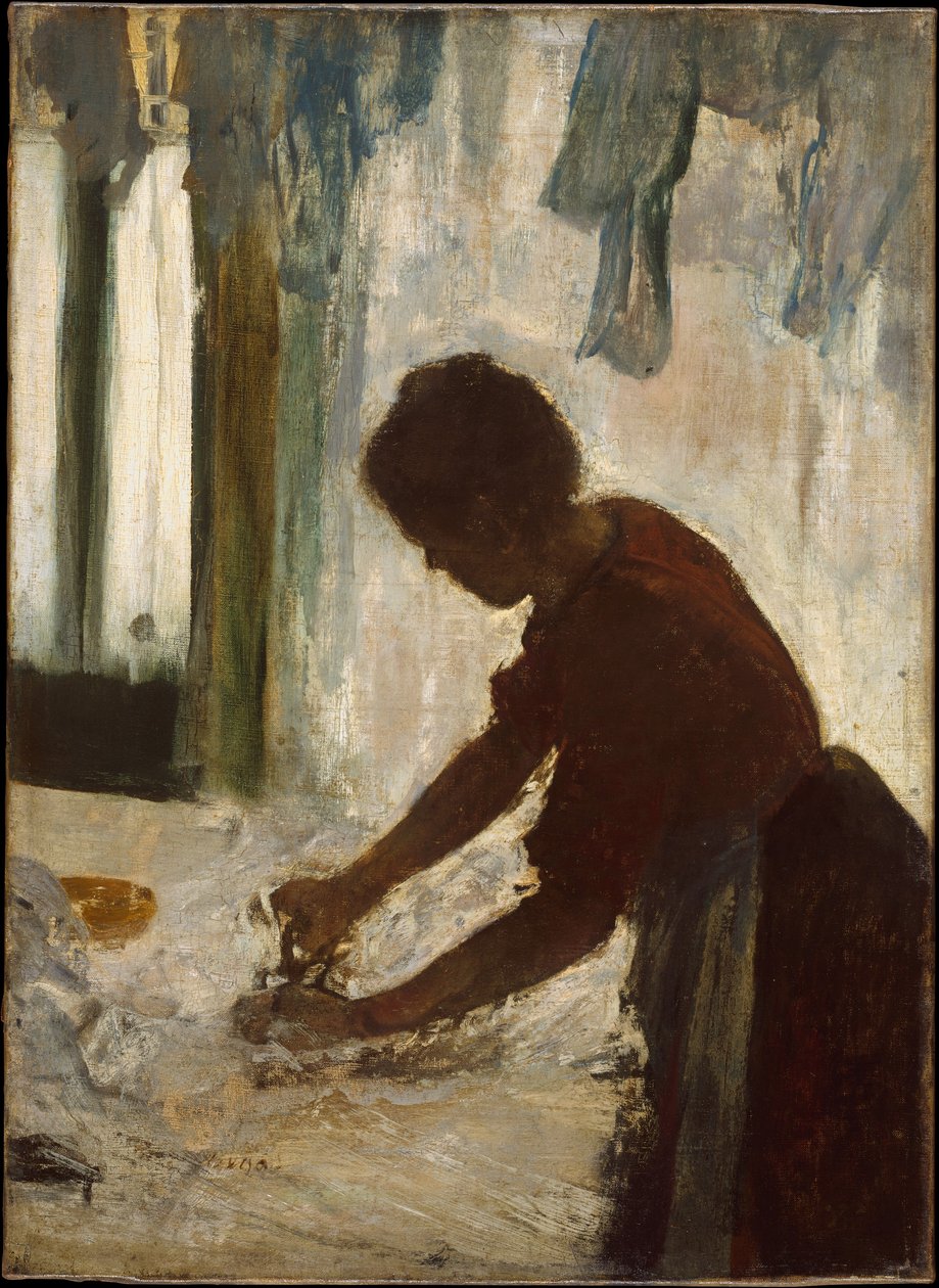 Kobieta prasująca autorstwa Edgar Degas