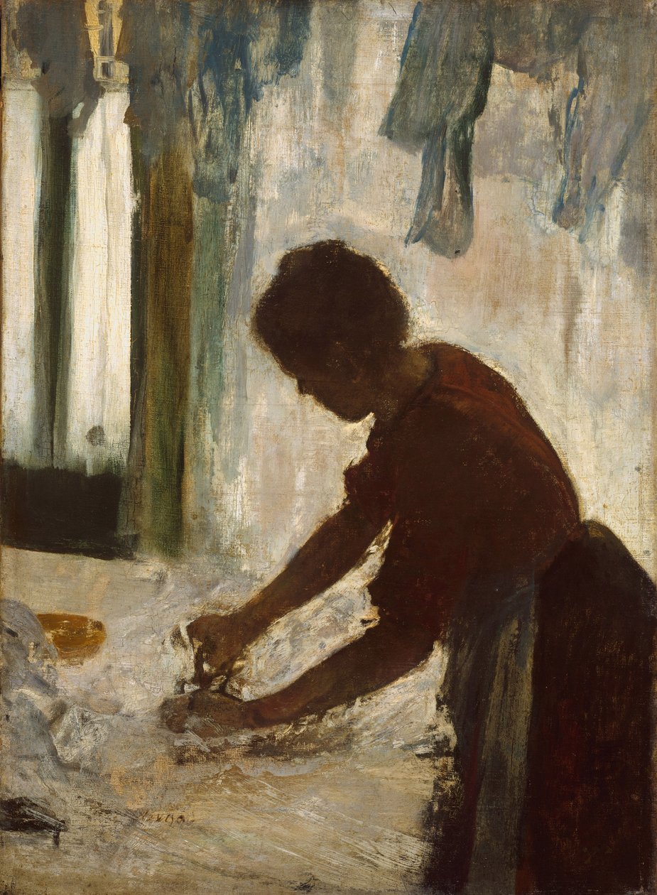 Prasująca kobieta, 1873 autorstwa Edgar Degas