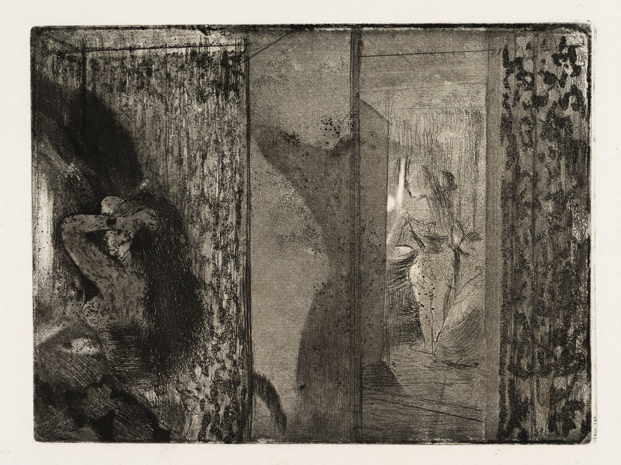 Aktorki w swoich garderobach autorstwa Edgar Degas