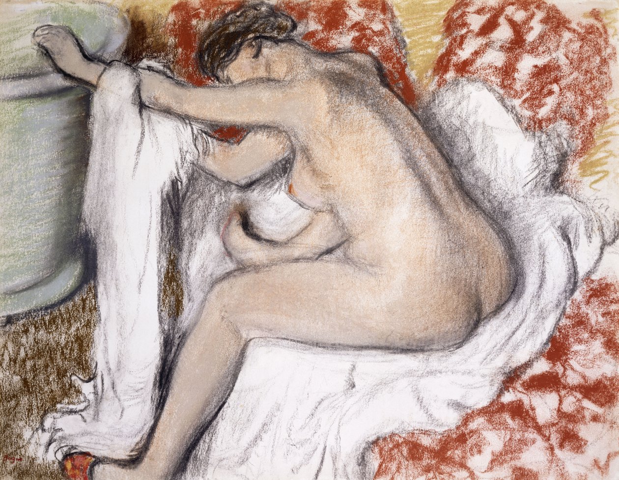 Po kąpieli (Kobieta sama susząca); La Sortie du Bain (Femme S