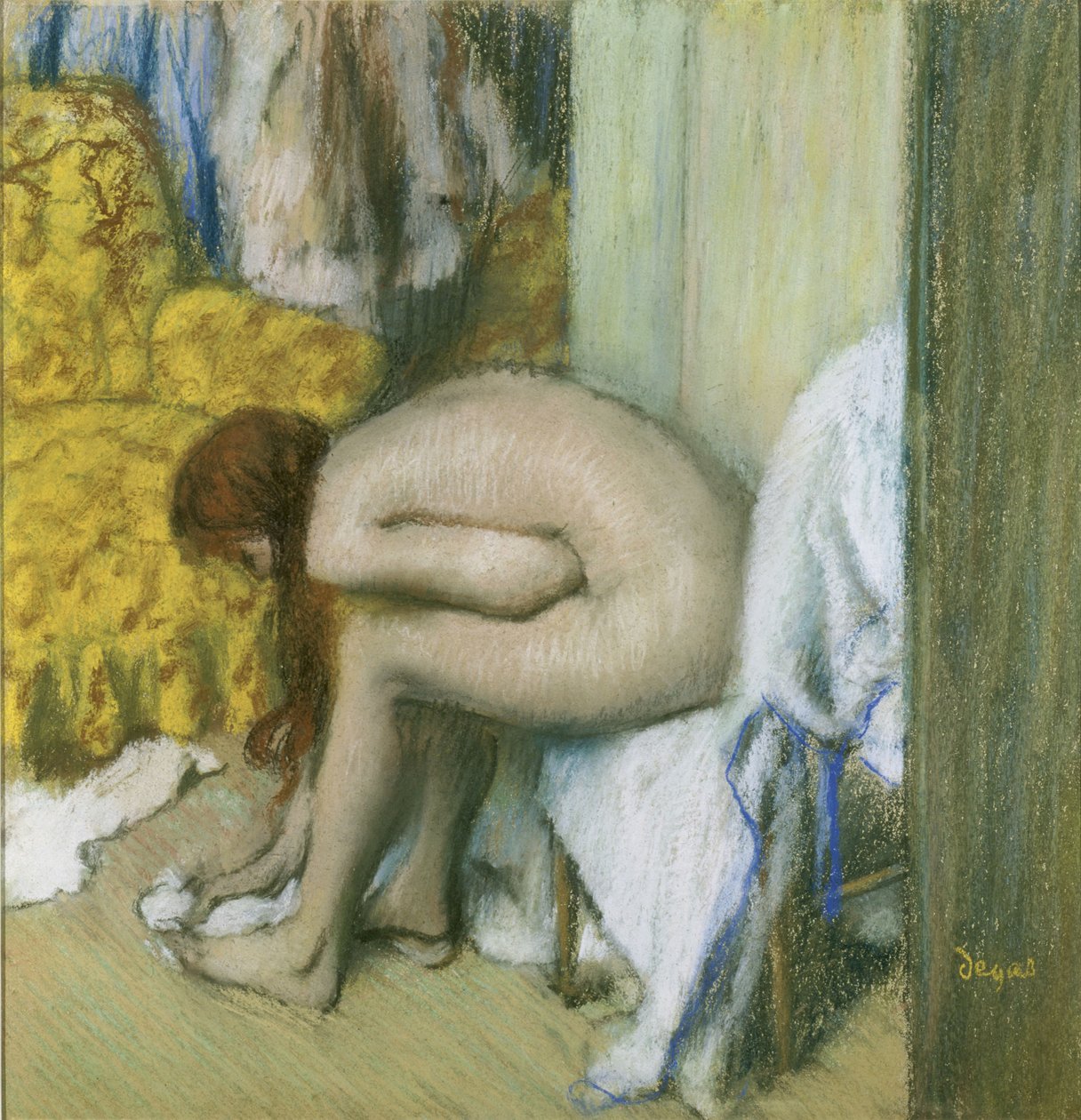 Po kąpieli autorstwa Edgar Degas