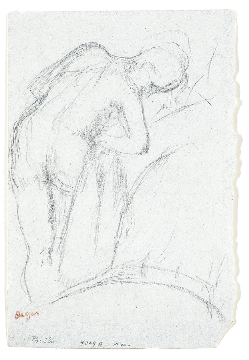Po kąpieli autorstwa Edgar Degas
