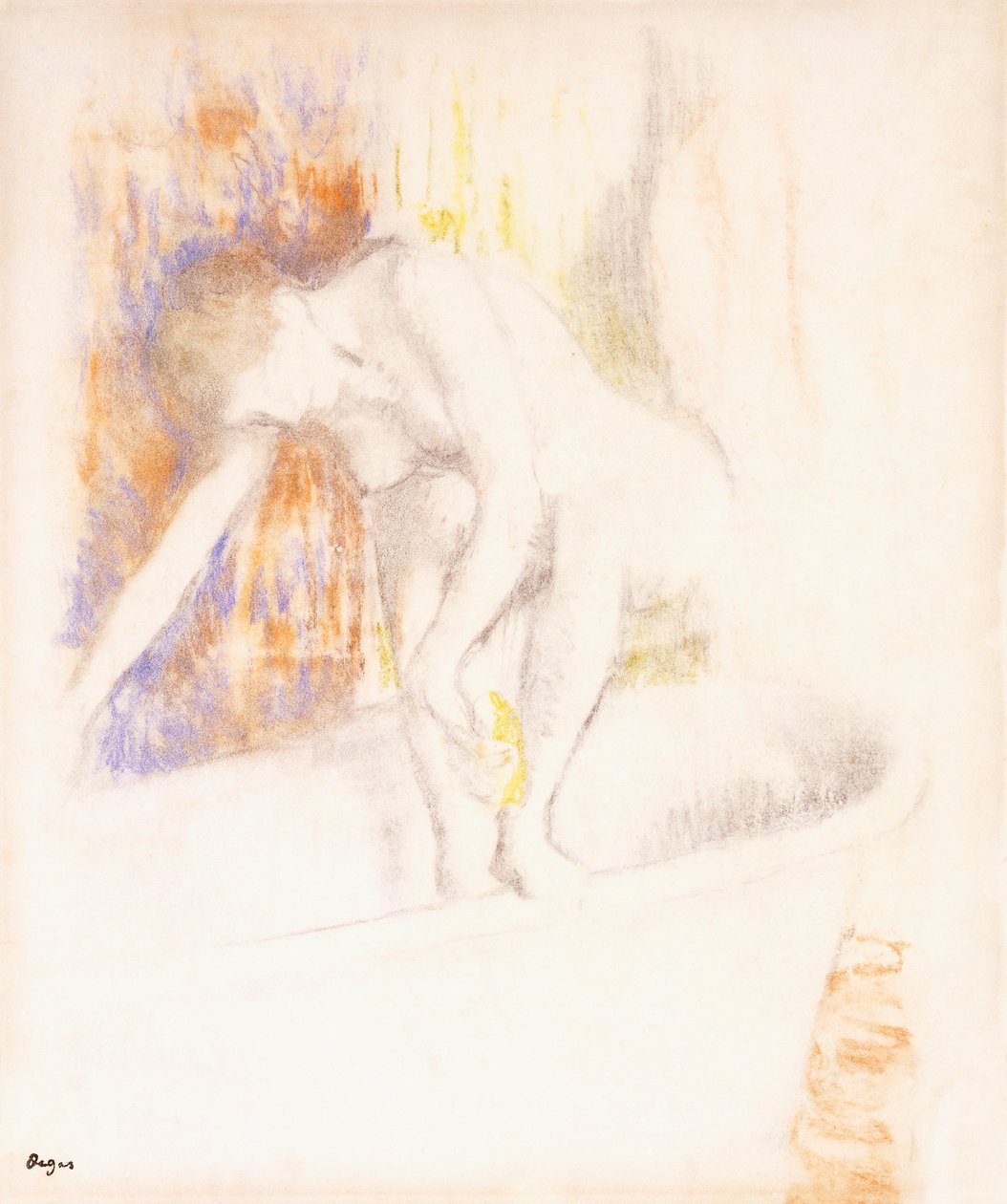 Po kąpieli, 1890-1900 autorstwa Edgar Degas