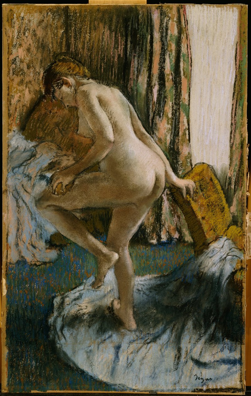 Po kąpieli, ok.1883 autorstwa Edgar Degas