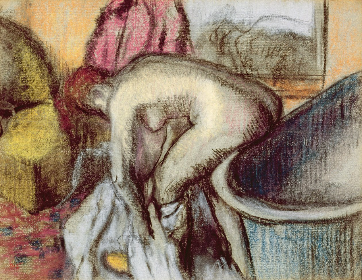Po kąpieli, ok.1895 autorstwa Edgar Degas