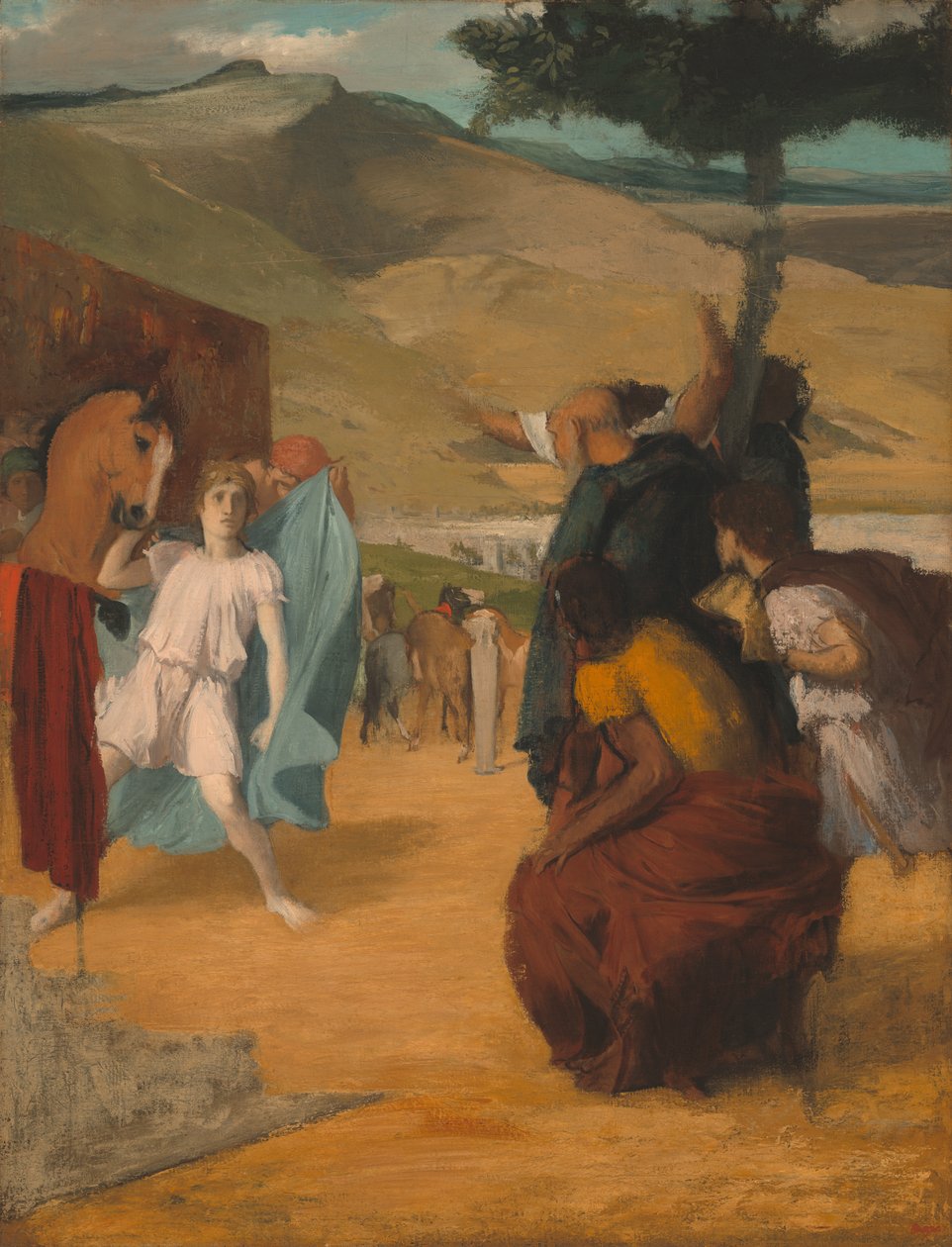 Aleksander i Bucefał autorstwa Edgar Degas